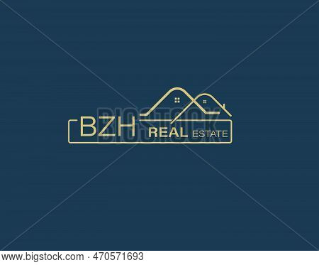 Bzh Real Estate And Consultants Logo Design Vectors Images. Luxury Real Estate Logo Design