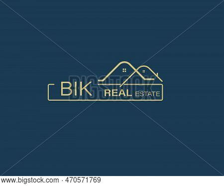 Bik Real Estate And Consultants Logo Design Vectors Images. Luxury Real Estate Logo Design