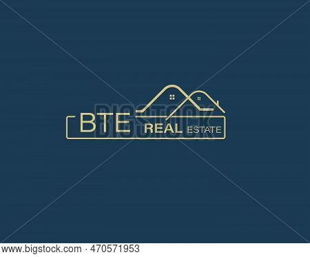 Bte Real Estate And Consultants Logo Design Vectors Images. Luxury Real Estate Logo Design