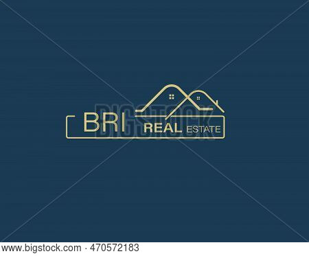 Bri Real Estate And Consultants Logo Design Vectors Images. Luxury Real Estate Logo Design