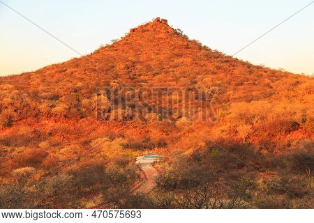 Waterberg Plateau National Park, Kalahari, Otjiwarongo, Namibia, Africa. Beautiful African Landscape