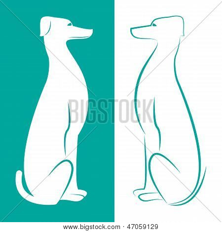 Immagine vettoriale di un cane