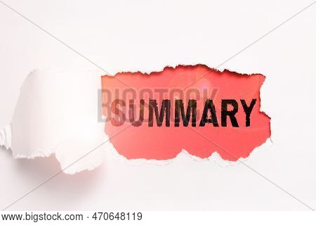Conceptual Display Summary. Concept Meaning Brief Statement Abstract Synopsis Concise Abbreviated Ve