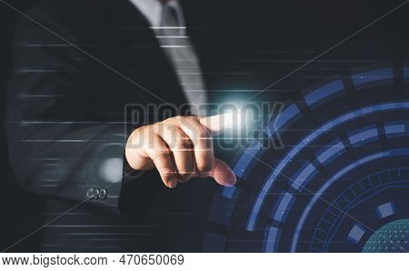 Digital Transformation Technology Strategy, Internet Of Things. Transformation Of Ideas And The Adop