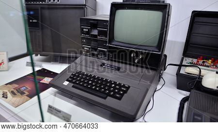 Warsaw, Poland. 10 February 2023. Inside The Apple Museum. Bell And Howell Computer.