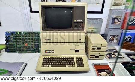 Warsaw, Poland. 10 February 2023. Inside The Apple Museum. Apple Iii Computer.