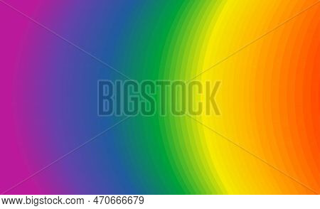Rainbow Gradient Background For Pride Month Celebration