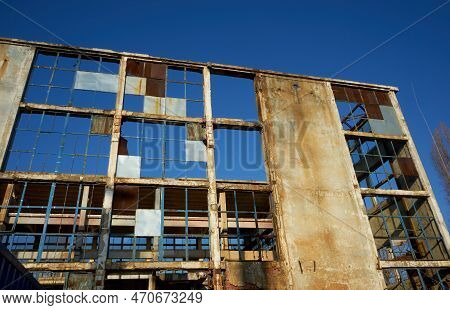 Bucharest, Romania - February 13, 2023: Temporary Thermal Power Plant Built On The Former Cet Titan 