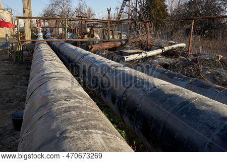 Bucharest, Romania - February 13, 2023: Temporary Thermal Power Plant Built On The Former Cet Titan 