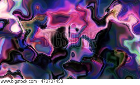 Abstract Shiny Liquid Wave Background. Marbling Spiral Colorful Background. Vd_1251