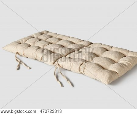Scandinavian Style Beige Fabric Cushion For Garden Furniture
