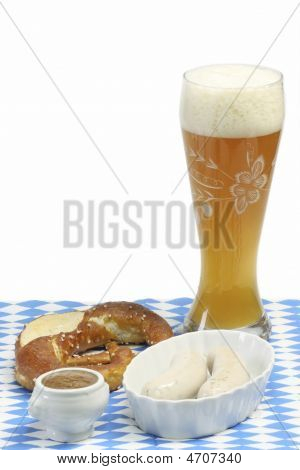 Bayerske kalvekød pølse