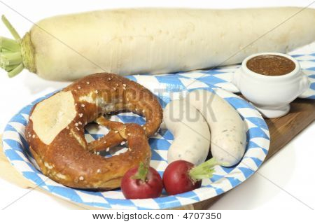Bayerske kalvekød pølse