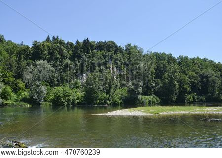 Detail Of River Kupa Near Orljakovo In Croatia
