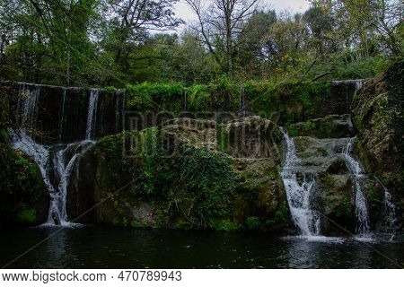 The Can Batlle Waterfall Is Located In La Garrotxa On The Outskirts Of The Pretty Town Of Santa Pau.