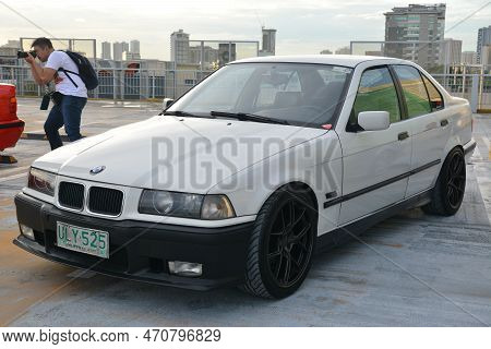 San Juan, Ph - Nov 20 - Bmw 318i At Bimmers Reunite On November 20, 2022 In San Juan, Philippines. B