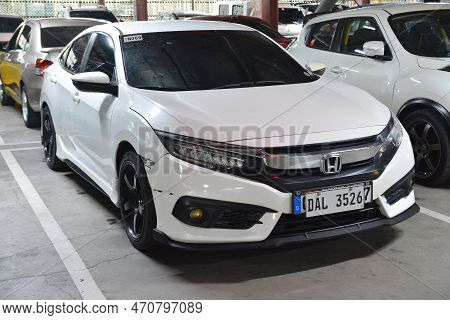 Paranaque, Ph - Nov 19 - Honda Civic At Tastefully Built Car Meet On November 19, 2022 In Paranaque,