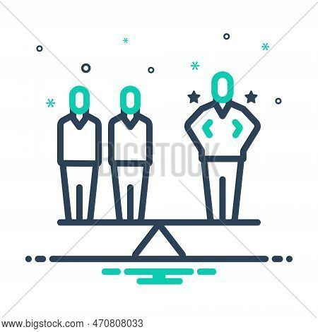 Mix Icon For Experienced Dexterous Professional Seasoned Trained Tested