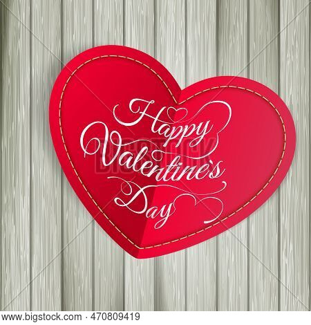 Beautiful Colorful Rose Petals On Wooden Texture. Eps 10 Vector File Included