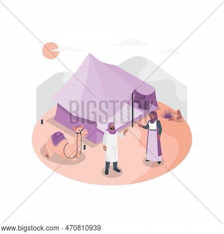 Trent Concept Vector Illustration In White Background