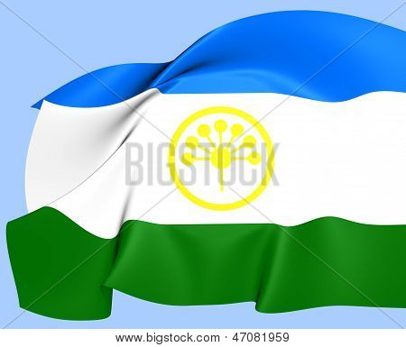 สาธารณรัฐ Bashkortostan ธง รัสเซีย
