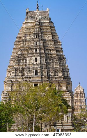 Virupaksha 사원 Hampi, 카, 인도에서