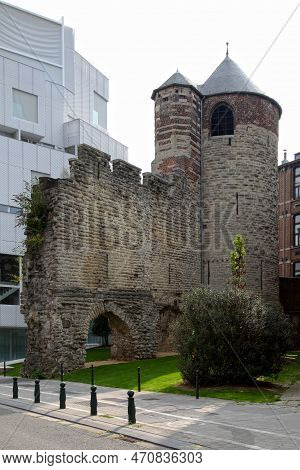 The Anneessens Tower Is One Of The Best Preserved Remains Of The First Brussels Enclosure Built At T