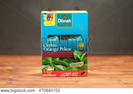 Tyumen, Russia-january 23, 2023: Dilmah Tea. Dilmah Is One Of The Famous Brands In Tea Industry.