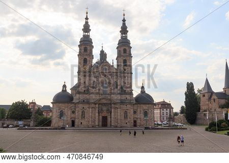 Church Fulda Cathedral (the Cathedral Of Christ The Saviour), Germany