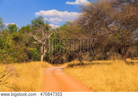 Andersson Trail In Waterberg Plateau National Park, Kalahari, Otjiwarongo, Namibia, Africa. Beautifu