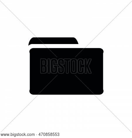 Folder Icon. Simple Style Cloud Server Poster Background Symbol. Folder Brand Logo Design Element. F