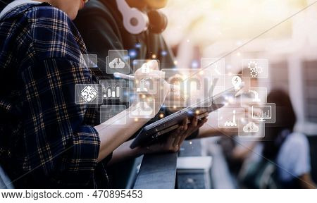Digital Transformation Technology Strategy, Digitization And Digitalization Of Business Processes An