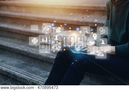 Digital Transformation Technology Strategy, Digitization And Digitalization Of Business Processes An