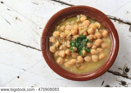 A Balila Platter For Breakfast In Lebanon.