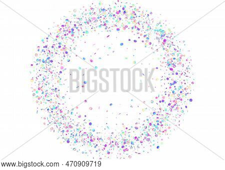 Birthday Background. Festive Art. Laser Abstract Gradient. Unico