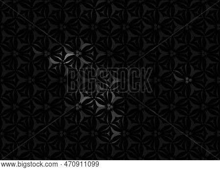 Thailand Thai Vintage Pattern Texture Backgrounddesign Vector