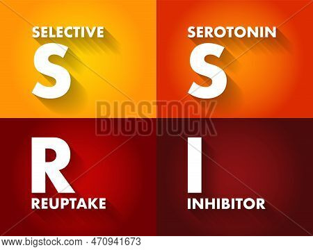 Ssri Selective Serotonin Reuptake Inhibitor - Class Of Drugs That Are Typically Used As Antidepressa