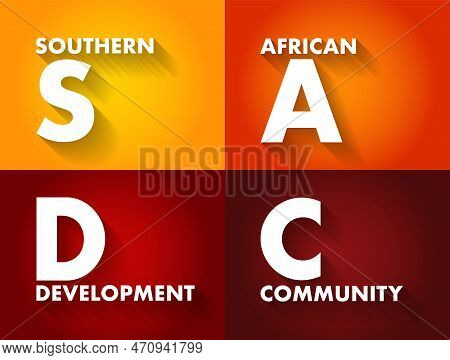 Sadc Southern African Development Community - Goal Is To Further Regional Socio-economic Cooperation