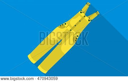 Protective Workwear Icon. Flat Illustration Of Protective Workwear Icon For Web Design