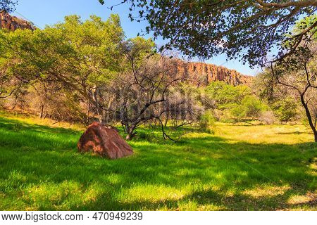 Waterberg Plateau National Park, Kalahari, Otjiwarongo, Namibia, Africa. Beautiful African Landscape