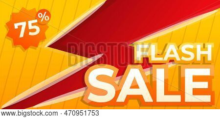 Final Flash Sale Concept Banner. Cartoon Illustration Of Final Flash Sale Concept Banner For Web Des