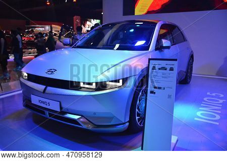 Pasay, Ph - Sept 17 - Hyundai Ioniq 5 At Philippine International Motor Show On September 17, 2022 I