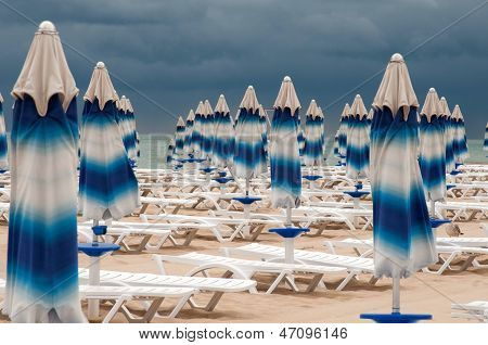 The End Of Summer And Beach