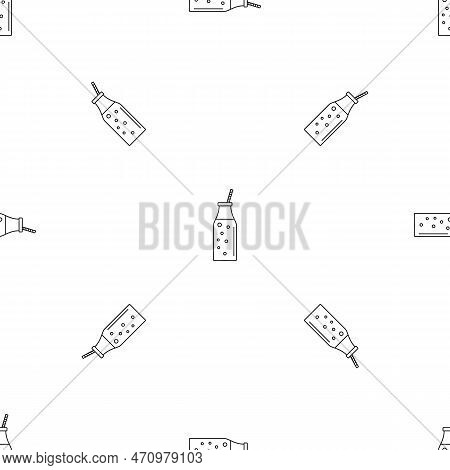 Mango Smoothie Pattern Seamless Repeat Geometric For Any Web Design