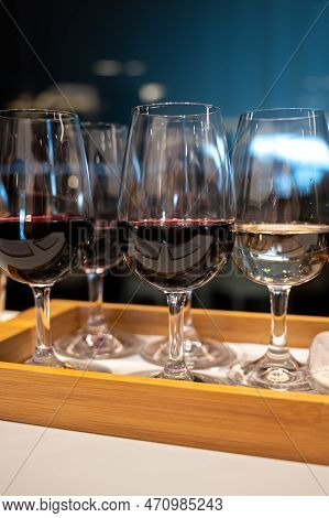 Tasting Of Rioja Wines, Visit Of Winery Cellars With French Or American Oak Barrels With Agening Red