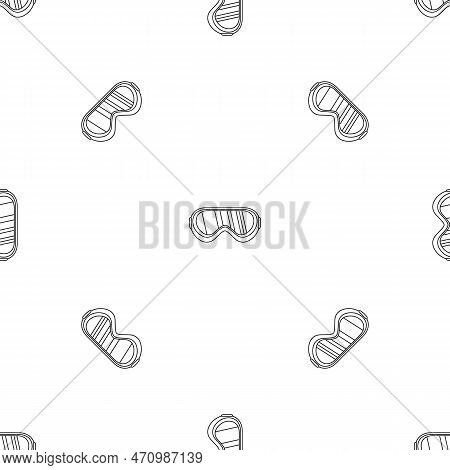 Protect Goggles Pattern Seamless Repeat Geometric For Any Web Design