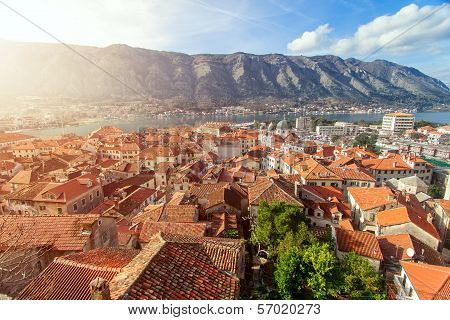 Bay of Kotor, Montenegro. Boka kotorska.