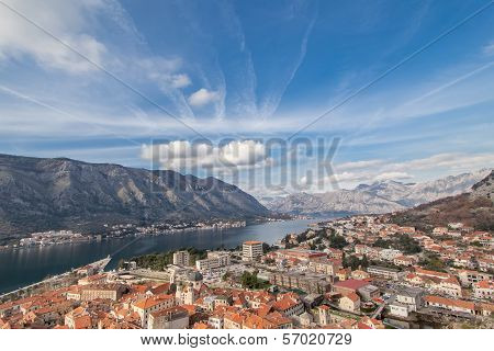 Bay of Kotor, Montenegro. Boka kotorska.
