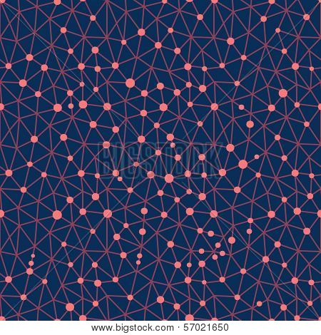 Seamless pattern crystal lattice