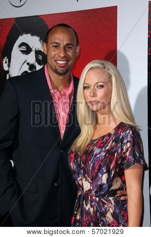 Hank Baskett, Kendra Wilkinson at the 